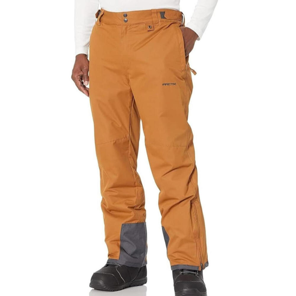 Arctix Men's Essential Snow Pants Cappucino Size Large 36-38 X 32L Insulated NEW